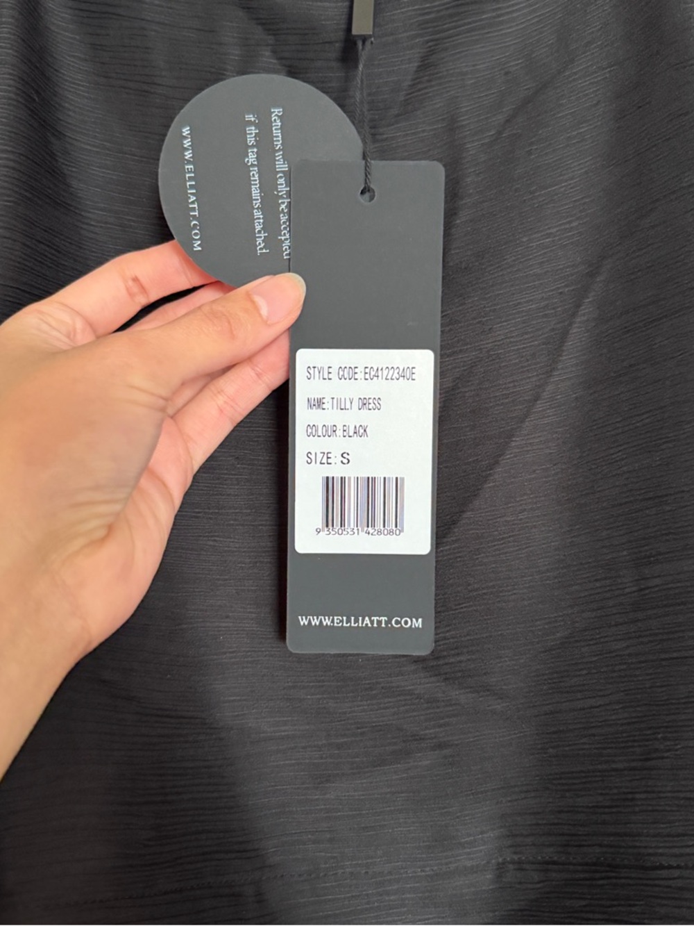 Elliatt Tilly Tiered Maxi Dress - Black - Size Small - New with tags - Picture 5 of 6